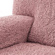 MICROFIBRA 3 Seater Sofa Covers DUSTY ROSE