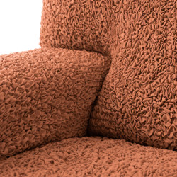 MICROFIBRA Loveseat Slipcover TERRACOTTA
