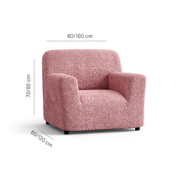 MICROFIBRA Armchair Slipcover DUSTY ROSE